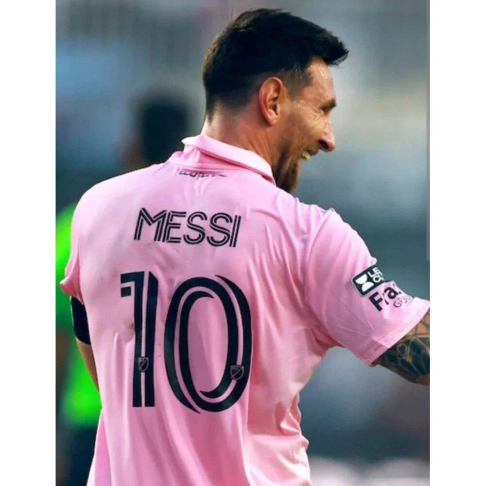 Lionel Messi (Adidas)-(Inter)-(Miami)-(Pink)-(Jersey)-(New)-(Size:XL)-$100.00 - Picture 8 of 11